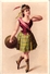 Delcampe - 16 Cards C1870 BOWLING Girl Scottish Uniform Beautiful Alike Cigarette Cards Litho VERY GOOD Condition Trade, PROOF Card - Collections & Lots