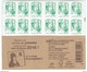 CARNET 12TP CIAPPA - TVP LV -  LIVRE DES TIMBRES 2016 - DATE 15 11 2016 - TIMBRES VERT CLAIR - NEUF - NON PLIE - Carnets