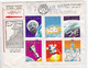 Oman 1968 Space Research Complete Set 8 Stamps, 6 On Front + 2 On Verso-on FDC-scarce Space Cover-Pay.Skrill Only - Oman