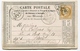 !!! CARTE PRECURSEUR CERES CACHET DE MIRECOURT ( VOSGES ) 1875 - Cartes Précurseurs