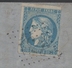 SAINT MARTIN DE RE / EMISSION DE BORDEAUX / 20 C. BLEU # 46B - TYPE III - REPORT 2  (ref 7478) - 1870 Emission De Bordeaux