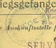 Kriegsgefangenensendung Van SOLTAU Naar LIEGE , Stempel SERVICE GRATUIT + RENSEIGNEMENTS PRISONNIERS BELGES - Kriegsgefangenschaft