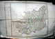 04 BASSES ALPES PREMIERE CARTE DEPARTEMENTALE GEOGRAPHIQUE  ATLAS 1810 CONTOURS COLORES DOCUMENT ANCIEN ORIGINAL - Cartes Géographiques