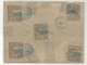 SOMALIS - 1901 - TRES RARE AFFR. Avec 5 DEMI-TIMBRES YVERT N° 10 Sur LETTRE => CONSUL De FRANCE à PORT SAÏD - CERTIFICAT - Brieven En Documenten