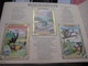 Delcampe - 48 Inserted Litho Cards Each 12,3X8,3cm Album Japanese Theme Fables De La Fontaine PUB Neefs Jacques, Around 1900 - Autres & Non Classés