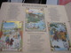 Delcampe - 48 Inserted Litho Cards Each 12,3X8,3cm Album Japanese Theme Fables De La Fontaine PUB Neefs Jacques, Around 1900 - Autres & Non Classés