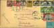 1929, Rich Franked Envelope From NEWARK With Friedrichshafen Arrival On Back. - Zeppelins