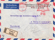 1948  Registered Airmail Envelope From PRAHA 7  To 'sGravenhage - Brieven En Documenten