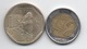 Pérou : Lot De 2 Pièces : 1 Nuevo Sol 2013 & 2 Nuevos Soles 2012 (BIMETAL) - Peru