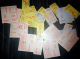 TICKETS RATP AUTOBUS  LOT DE 24 TITRES AUTOBUS SOUCHES TALON RESEAU ROUTIER TRAVAIL LOT N° 1 - Other & Unclassified