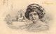 [DC9828] CPA - AUGURALE - FIRMATA DALL'ILLUSTRATORE MESCHINI - Viaggiata 1918 - Old Postcard - Other & Unclassified