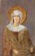 [DC9995] CPA - ASSISI - AFFRESCHI BASILICA SI S. FRANCESCO - S. CHIARA (SIMONE MARTINI) - Viaggiata - Old Postcard - Paintings, Stained Glasses & Statues