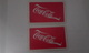 (12) - 2 Cart Joker CocaCola - (voir Scaner) - Andere & Zonder Classificatie