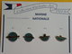 Collection Exclusive Des Pin's - Marine Nationale, Forces Sous Marines Les 4 Sous Marins Militaire Français - - Militari