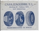 ESPAGNE - 1948 - ENVELOPPE PUB DECOREE THEME PNEUS De SAN SEBASTIAN - Storia Postale