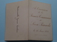 Première COMMUNION De Léon PAUWELS Le 16 Juin 1892 ( Melle Jeanne Coveliers / Zie Foto Voor Details ) !! - Menus