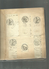 Delcampe - ANCIEN CAHIER CONTENANT DE NOMBREUX CACHETS ENCRE (16 PAGES) ET DES CACHETS DE CIRE (21 PAGES) - Seals Of Generality