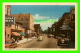 BROCKVILLE, ONTARIO - WEST MAIN STREET - ANIMATED OLD CARS - TRAVEL - PECO - - Brockville