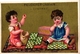 2 Cards C1900 Pub Peudefer Epernay Bruneau Mans  Loto Children Playing Loto - Other & Unclassified
