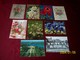 LOT DE 9 CARTES POSTALES SUR LE THEME DES FLEURS DU MONDE AVEC OBLITERATION  DE SUEDE  (SVERIGE) AVEC PHILATELIE - Collections