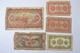 Delcampe - (AR10) Lot Billets Luxembourg Letzeburg 100 Francs 1944 ND, 20 Francs 1945, 2 X 5frs Et 10 Francs - Luxembourg