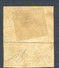 Svizzera 1854-62 Strubel N. 31 (SBK N. 27C), F. 1 Grigio-violetto, Cornice Completa, Usato, Firmato A. Diena - Gebraucht