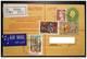 AUSTRALIA 1975 17 Je REGITERED LETTER Air Mail DROMANA VICTORIA FROM LECCE ITALY- Aboriginal Art (25 C + 35 C)+ 50c +1c. - Altri & Non Classificati