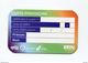 Carte Provisoire Vierge Type 2  SNCF / RATP Délivrée En Cas De Déterioration Du Titre Principal - Ticket RER Métro Paris - Europe