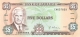 JAMAIQUE   5 Dollars   1/7/1991   Sign.10   P. 70d   UNC - Jamaica