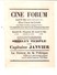 Shirley Temple Dans CAPITAINE JANVIER  - Feuillet Annonce CINE FORUM Séances Des 29, 30 Et 31 Mai 1937 -  11,5 X 15 Cm - Affiches