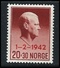 NORGE - 1942 - Vidkun Quisling - N.° 183 /86 **, Serie Compl. - Cat. 10 &euro; - Lotto N. 109 - Ungebraucht