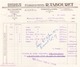 Facture ETS R. Tabouret Fabrique De Bonneterie à Marigny Le Chatel Le 25 Avril 1952 - Textile & Clothing