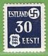 MiNr.3x Xx Deutschland Besetzte Gebiete II.WK Estland - Occupation 1938-45
