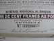 Les Pétroles Réunis Action De Cent Francs Au Porteur 12/12/1924 - 24 Coupons VOIR CLICHES - Aardolie