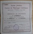 Société Hôtelière Des Centres De  Pelerinages Catholiques  N°17.463  Certificat De Propriété N°2766 Du 2/12/1932 BE - Tourismus