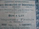 Exposition Internationale Des Arts Décoratifs Et Industriels  Paris 1925 Bon A Lot De Cinquante Francs   Série N°053 - Toerisme