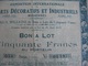 Exposition Internationale Des Arts Décoratifs Et Industriels  Paris 1925 Bon A Lot De Cinquante Francs   Série N°053 - Tourisme