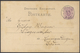 G590 DR Ganzsache Postkarte P 5 Pfennige 1877 Schöner K1 Kreisstempel Enzheim Firmenpost N. Emmendingen - Sonstige & Ohne Zuordnung