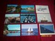 LOT 9 CARTES DE  POSTALES  DES PLAGES DES BATEAUX DES   PORTS  DE SUEDE  (SVERIGE ) TOUS AVEC PHILATELIE - Collections