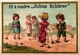 1 Carte Chromo Litho Trade Advertising CCALENDAR 1885 GAME JEU De CROQUET Krocketspiel Pub Fil à Coudre Julius Schürer - Sonstige & Ohne Zuordnung
