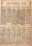 1 Carte Chromo Litho Trade Advertising CCALENDAR 1885 GAME JEU De CROQUET Krocketspiel Pub Fil à Coudre Julius Schürer - Sonstige & Ohne Zuordnung