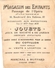1 Carte Chromo Litho Trade Adverting 1886  JEU De CROQUET Krocketspiel  Pub Etrennes Jouets Paris Printer Testu Massin - Andere & Zonder Classificatie