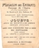 1 Carte Chromo Litho Trade Adverting 1886  JEU De CROQUET Krocketspiel  Pub Etrennes Jouets Paris Printer Testu Massin - Other & Unclassified