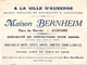 1CARD C1900 CROQUET GAME JEU De CROQUET Krocketspiel  Pub Maison Bernheim Auxerre  Paris Imp Verger - Andere & Zonder Classificatie