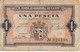 BILLETE DE 1 PTA  DEL CONSEJO MUNICIPAL DE CASPE DEL AÑO 1937 (BANKNOTE) - Otros & Sin Clasificación