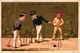 4 Chromo Litho Trade Advertising CARDS C1900 CROQUET GAME JEU De CROQUET Krocketspiel Pub Belle Jardinière Imp Testu - Other & Unclassified