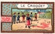 3 CARDS C1900 CROQUET GAME JEU De CROQUET Krocketspiel Pub Chocolat  IBLED Guérin Boutron Chromo Litho Trade Advertising - Andere & Zonder Classificatie