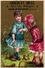 3 CARDS C1900 CROQUET GAME JEU De CROQUET Krocketspiel Pub Chocolat  IBLED Guérin Boutron Chromo Litho Trade Advertising - Sonstige & Ohne Zuordnung
