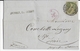 SUISSE - 1877 - ZUMSTEIN N° 40 Sur LETTRE De GENEVE => ISSOIRE Avec ENTREE Par LYON ROUGE - Postmark Collection