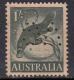 1s Platypus,  Perfin, Pefins, Australia Used, 1959 ,  Fauna, - Perforés